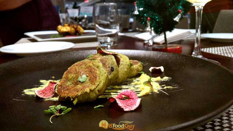 Entree - Hara Gobi ki Tikki - Wine Pairing at Mercure Hyderabad