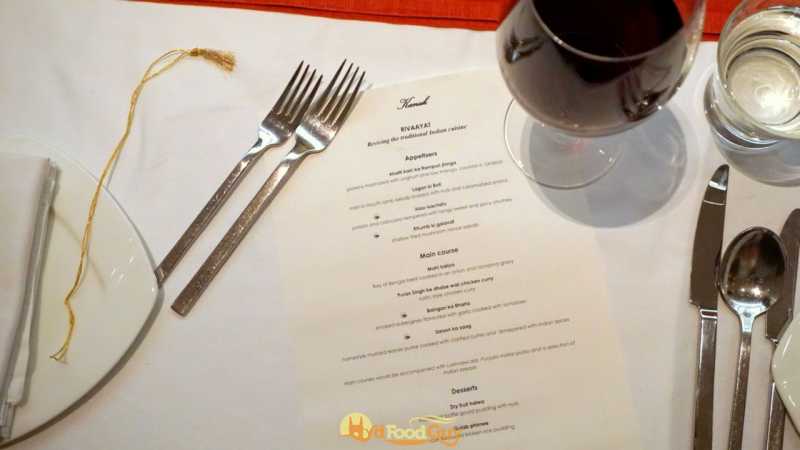 Blogger's Table Menu - Rivaayat