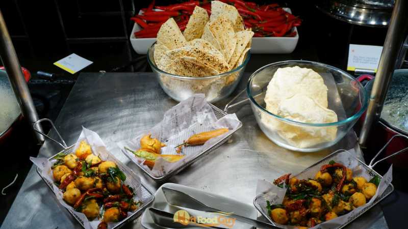 Vegetarian Fritters - Chettinad Food - Westin Hyderabad