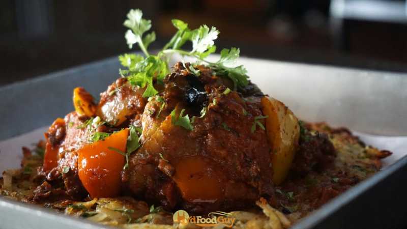 Kadhai Mushroom on Roastie Kadhai Mushroom on Roastie - Glocal