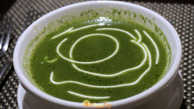 Manthan - Spinach and Prawn Soup