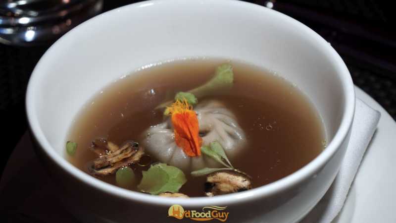 Mushroom Tea with Mushroom Dumpling Mushroom Tea with Mushroom Dumpling
