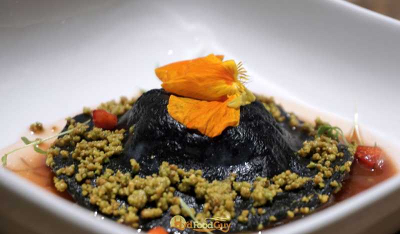 Squid Ink and Quail Ravioli Squid Ink and Quail Ravioli