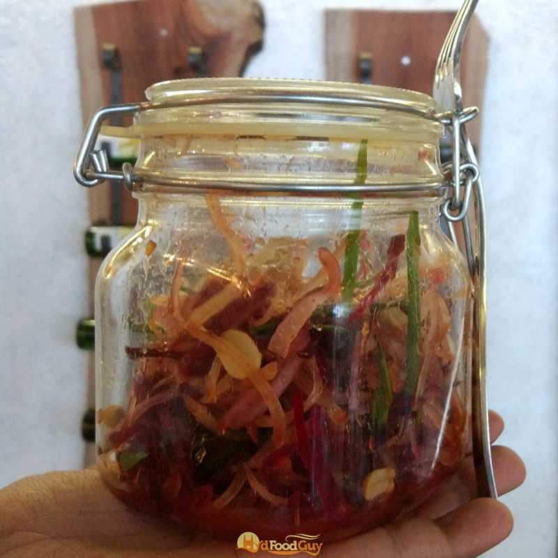 Beetroot and Papaya Salad Mocha Cafe and Bar - Beetroot and Papaya Salad