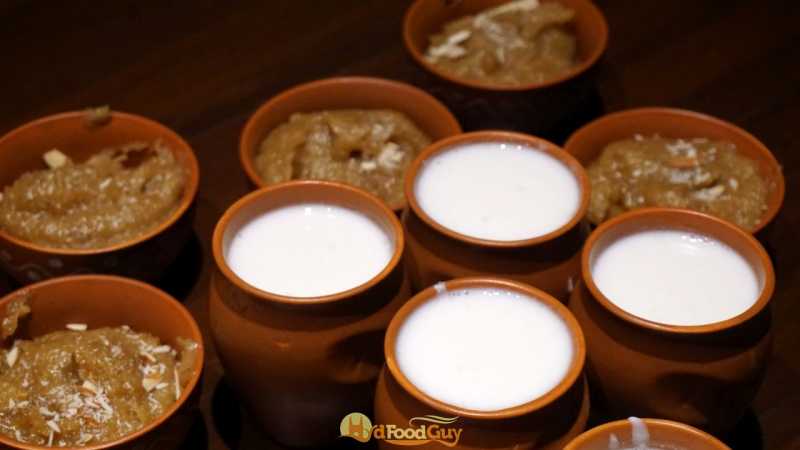 Lassi and Gurh ka Halwa Lassi and Gurh ka Halwa