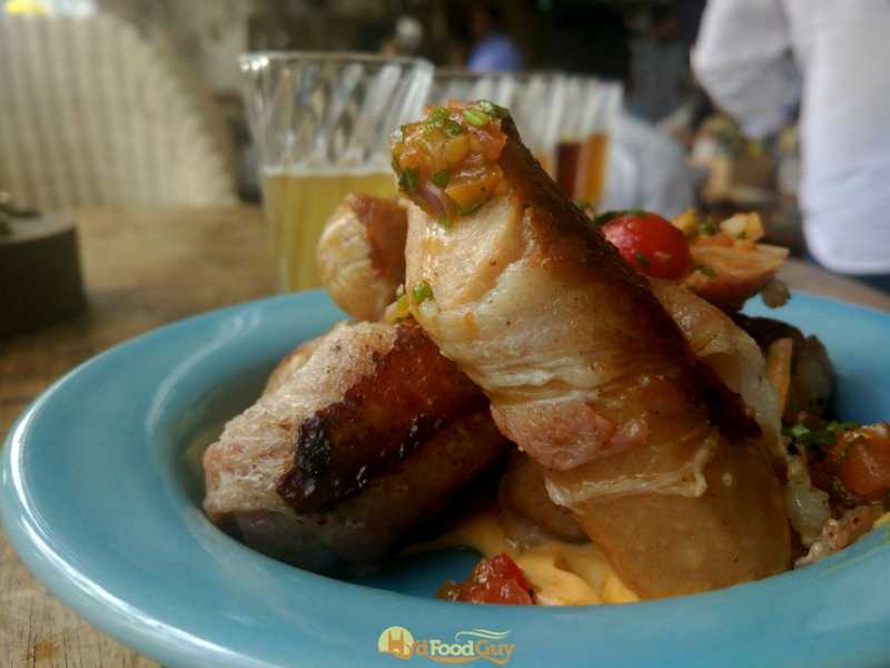 Bacon Wrapped Sausages - Hoppery