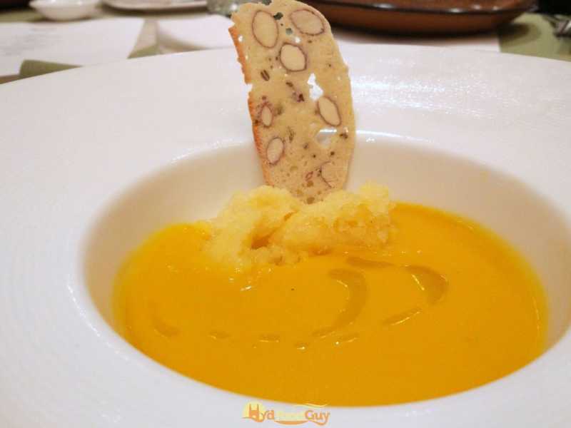 Chilled Carrot and Fennel Soup - Tuscany - Trident Hyderabad