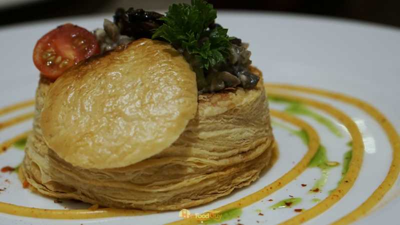 Wild Mushroom and Truffle Stuffed Vol-au-Vent Wild Mushroom and Truffle Stuffed Vol-au-Vent