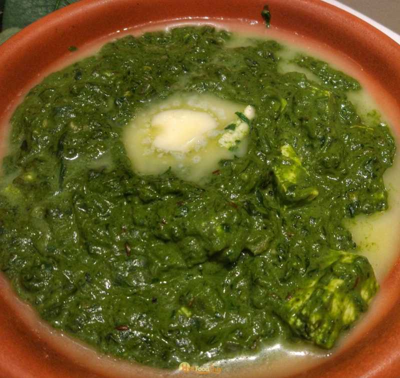 Lachhedar Palak Paneer