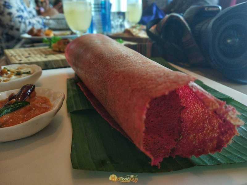 Cascade - Beetroot Dosa Cascade - Beetroot Dosa