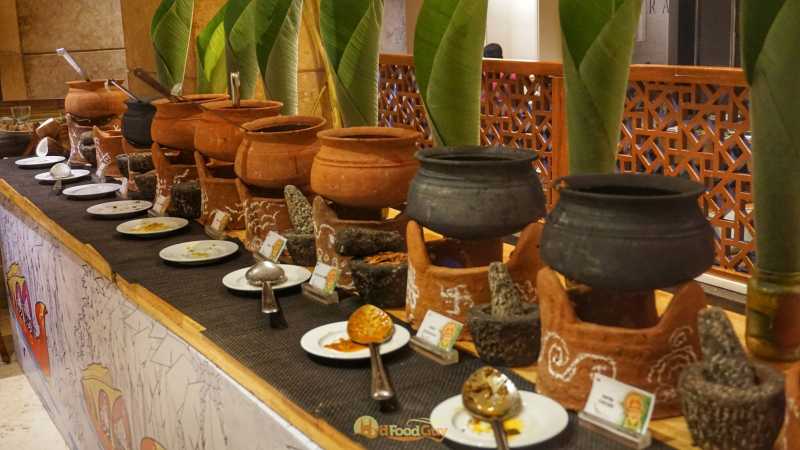 Syrian Christian Buffet Counter at Okra Syrian Christian Buffet Counter at Okra