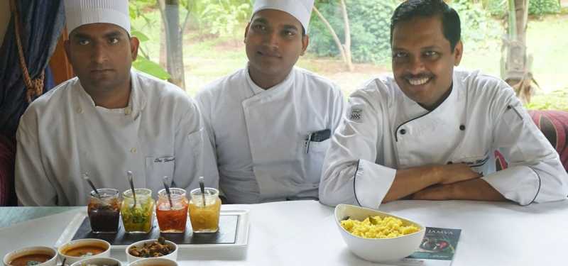 Executive Chef Nitin Mathur with the team of Maharaj Executive Chef Nitin Mathur with the team of Maharaj