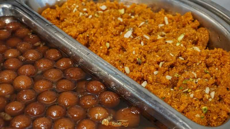 Gulab Jamun and Gajar ka Halwa Gulab Jamun and Gajar ka Halwa