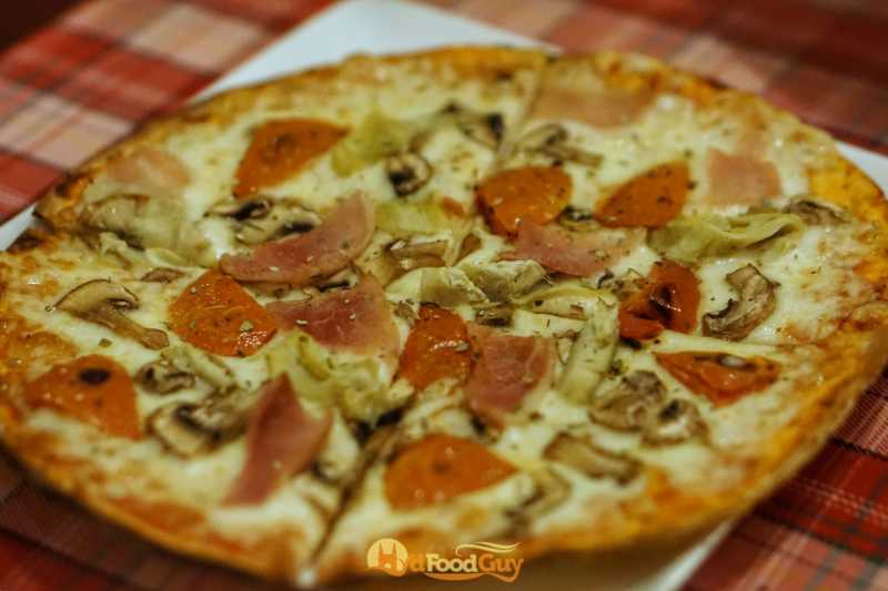 Mushroom, Pepperoni, and Ham Pizza - Italian Food Fest