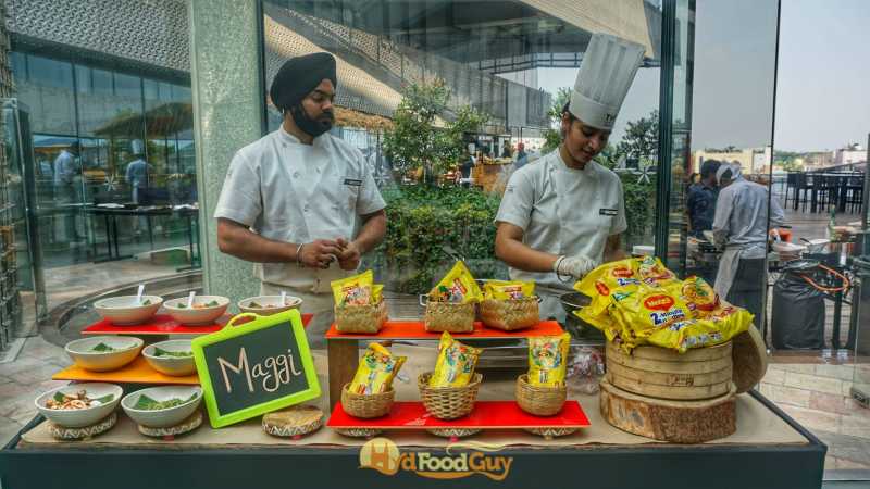Maggi Live Station The Park Hyderabad Sunday Brunch - Maggi