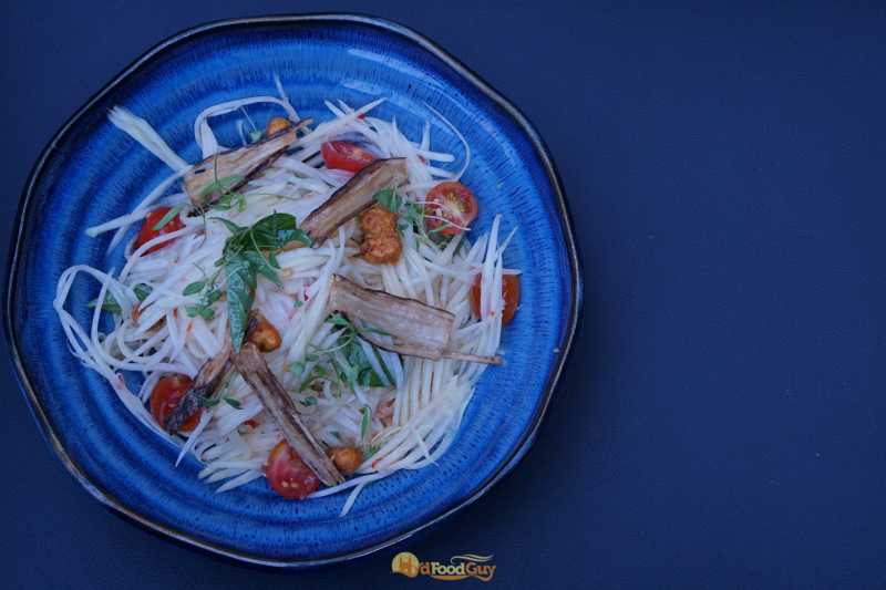 Green Papaya Salad Green Papaya Salad - Farzi Cafe