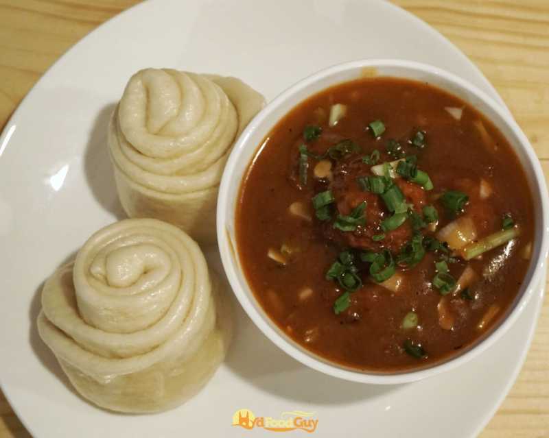 Ting Momo with Meatballs - Aama's