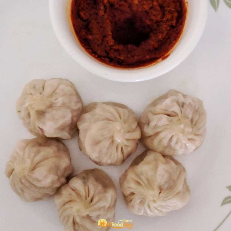 Steamed Chicken Momo - The Himalayan Cafe