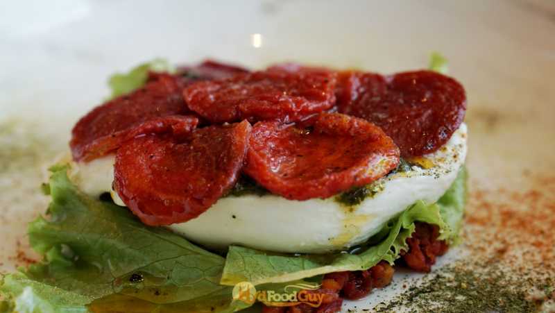 Burrata Salad with Vine Tomato and Basil Pesto